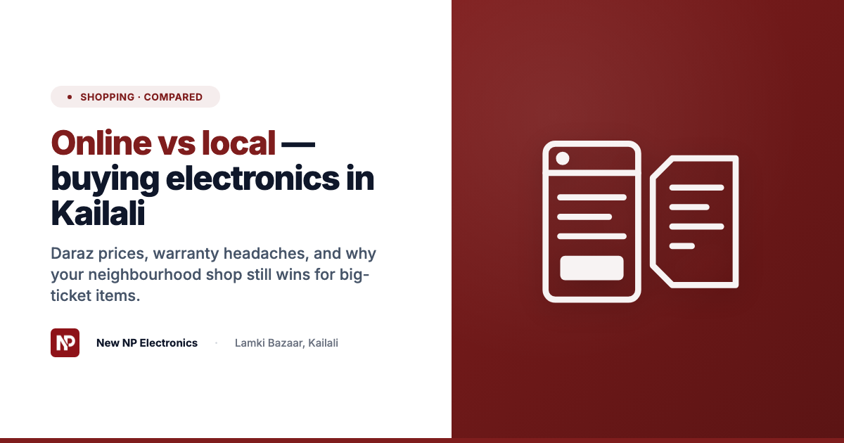 online vs local