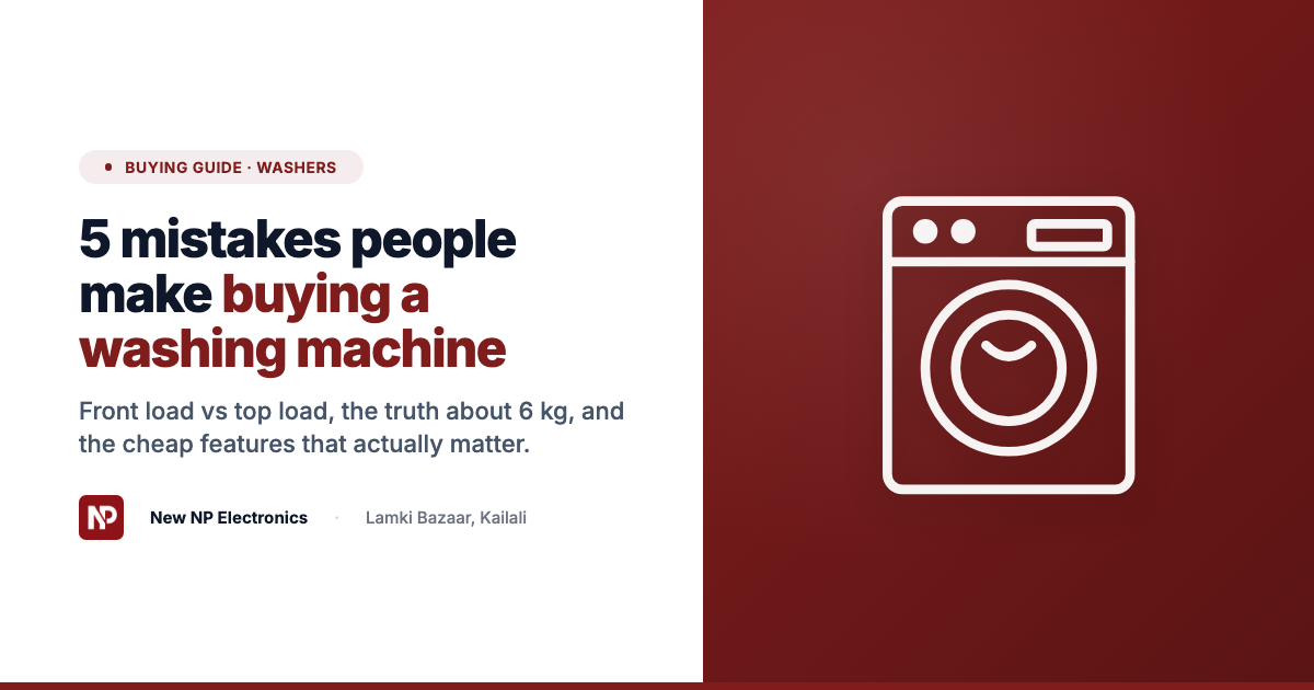 washing machine mistakes